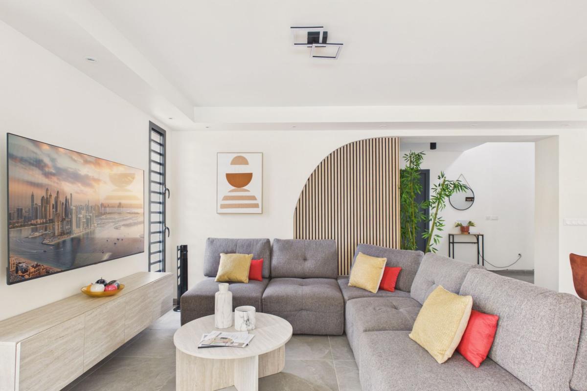Location trois ilets 8 personnes martinique - salon interieur